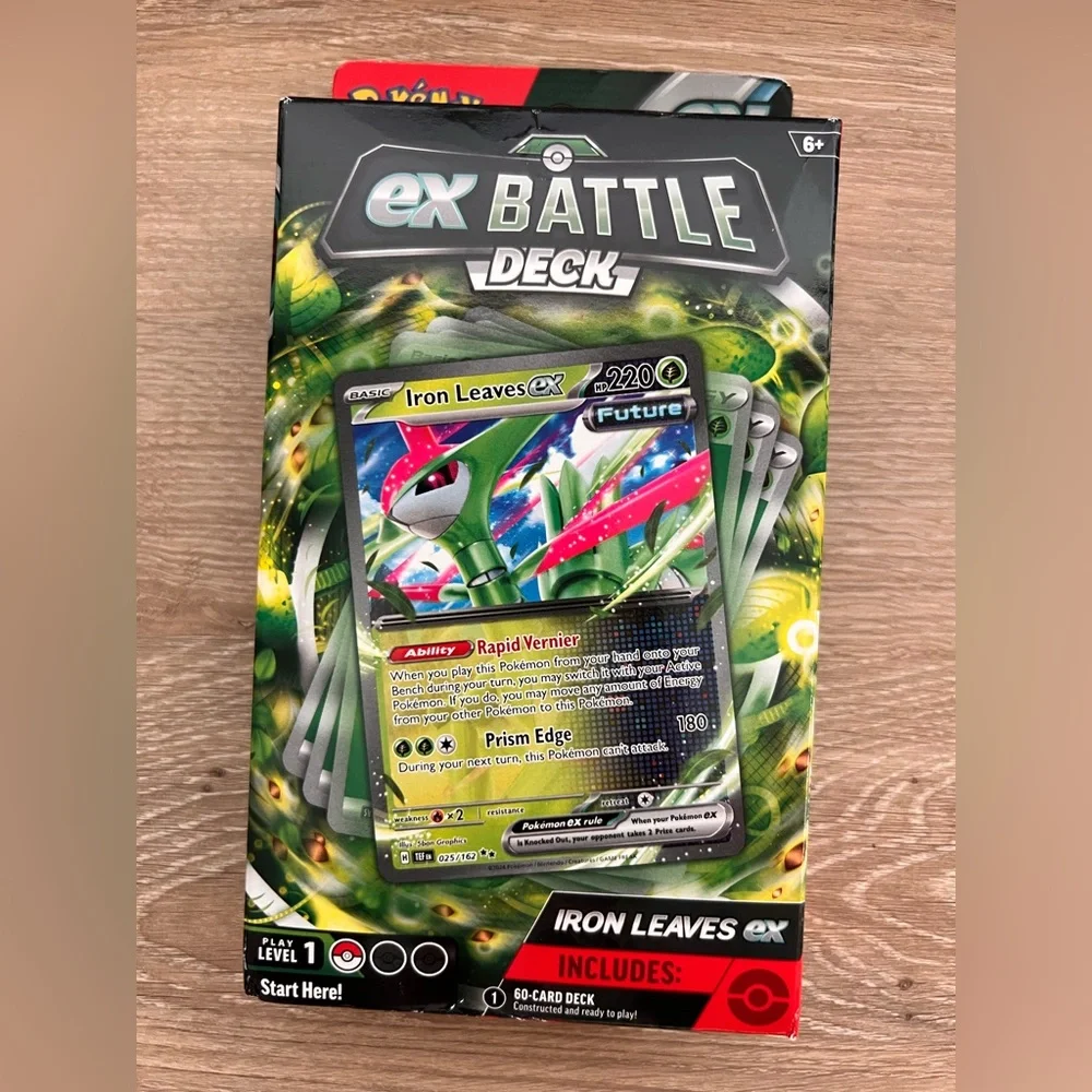 Pokemon Iron Leaves EX Battle Deck - Green and Red - Picture 1 of 2
